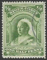 Niger Coast Protectorate #55 Used Queen Victoria (U4)