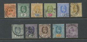 Ceylon KEVII various values used