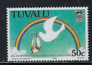 Tuvalu 362 MNH 1986 Peace Corp (an6329)