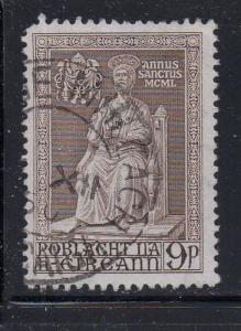 Ireland Sc 144 1950 9d brown Holy Year stamp used