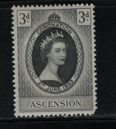 ASCENSION 61 Hinged, 1953 Coronation Issue