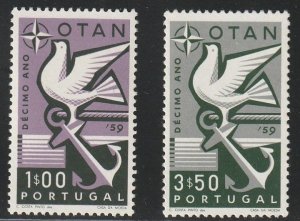 Portugal 1960 NATO Scott No(s). 846-847 Mint Never Hinged