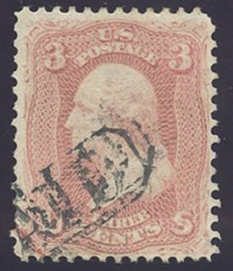 US Scott #64b Used, VF, PFC