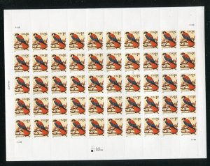 3031 American Kestrel Sheet of 50 1¢ Stamps MNH 1999