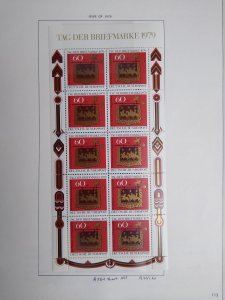 XL item Germany B564 MNH sheet of 10 CV $9.50