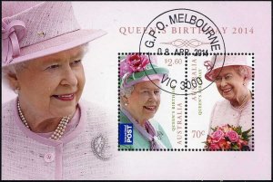 Australia SGMS4143 Queens Birthday 2014 miniature sheet Fine Used