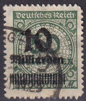 Germany #321 F-VF Used CV $37.50 (Z5284)