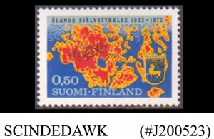 FINLAND - 1972 50th ANNIVERSARY OF SELF GOVERNMENT IN ALAND - 1V MINT NH