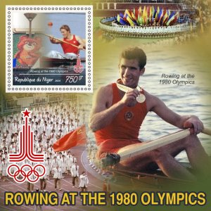 Stamps. Olympic Games. Rowing  8 sheets perforated