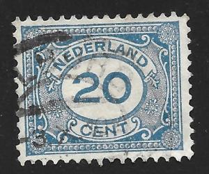 Netherlands #109 20c Numeral