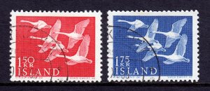 Iceland - Scott #298-299 - Used/CTO - SCV $13