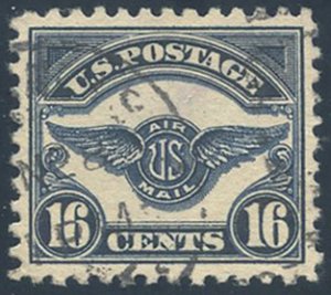 US Scott #C5 Used, VF/XF, Lt Cxl