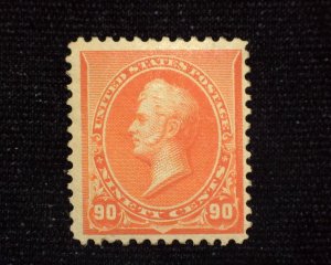 HS&C: Scott #229 Radiant color. Mint F/VF H US Stamp