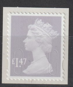 Great Britain Scott# MH444 SG# u2945 2013 QEII MNH M14L Booklet Stamp