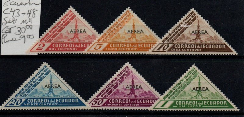 Ecuador C43-48 Mint Hinged