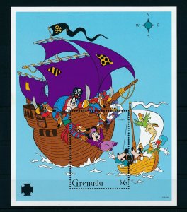 [22554] Grenada 1995 Disney Characters and pirate ship MNH