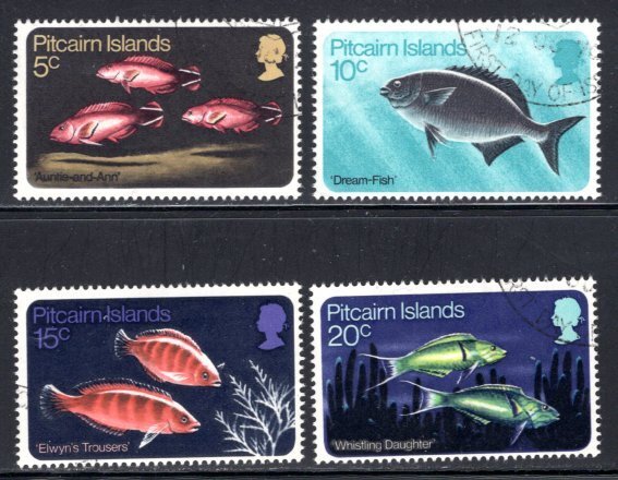 Pitcairn Islands  #114-117 VF,  Used   ....  5040033
