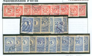 Austria #J75-J92  Single (Complete Set)