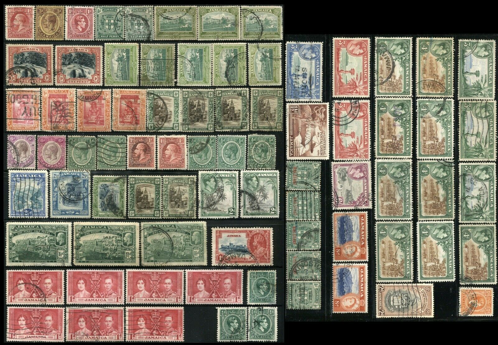 JAMAICA Postage British Commonwealth Stamp Collection Used Mint LH / HipStamp