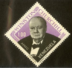 VENEZUELA C912 MNH SCV $1.50 BIN .90 CHURCHILL