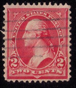 1898 US SC # 279Bc Used Carmine Rose Machine Cancel VF/XF Cat.$1,100.00