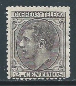 Spain #242 Mint No Gum 2c King Alfonso XII