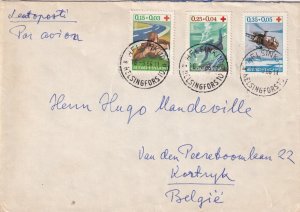 SA20e Finland, Helsinki 1966 Air Mail to Belgium, cover