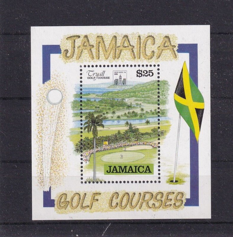 SA12g Jamaica 1994 Golf Courses mint minisheet