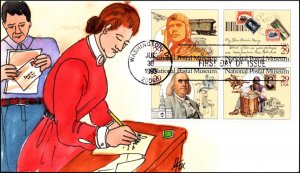 Scott 2782a 29 Cents National Postal Museum Melissa Fox Hand Painted FDC 1 Of 6