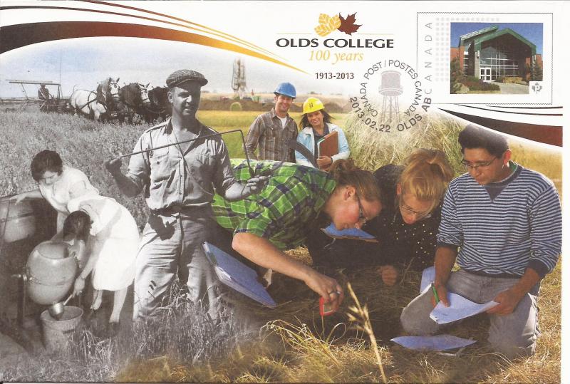 2013 Canada - Special Event Cover - Sc S93 - Olds College