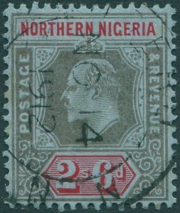 Northern Nigeria 1902 SG17 2/6d green and ultramarine KGVII FU