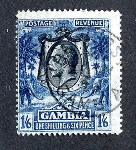 1921 Gambia Sc #114 used cv.$24 ( 9038 BCXX5 )