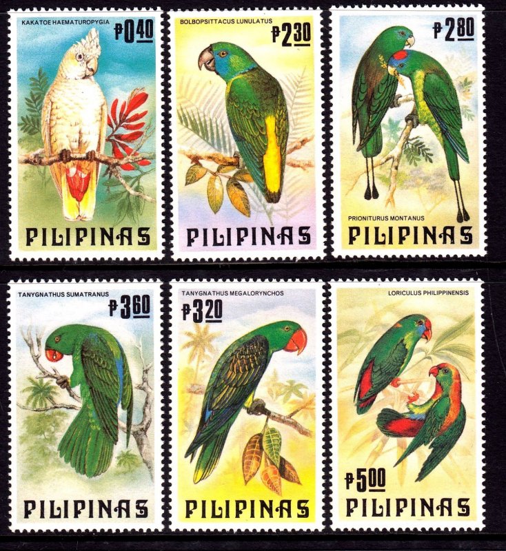 Philippines 1984 Birds Complete Mint MNH Set SC 1655-1660 SG 1793-1798 CV £24.80