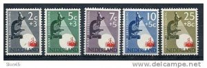 Netherlands 1955 Sc B281-5 MI 662-6 MLH