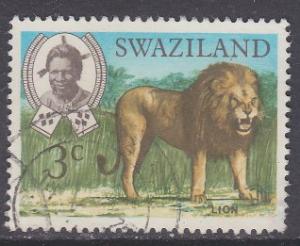 Swaziland sc#163 1969 3c Animals used