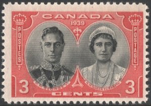 Canada SC#248 3¢ George VI and Queen Elizabeth (1939) MNH