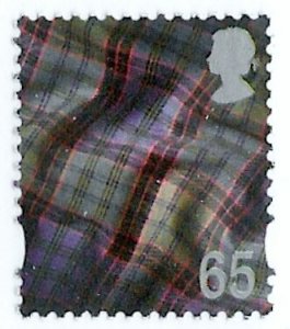 Great Britain-Scotland # 18  Tartan  65p (1) Mint NH