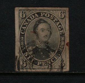 Canada #5 Extra Fine Used - Stain In Right Margin And Beside Ear