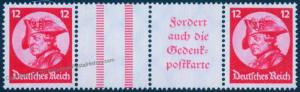 Germany 1933 Frederick the Great Mi WZ11 MNH Zusammendruck ZSD Se-Tenant 78974