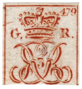 (I.B) George III Revenue : Impressed Duty Cypher Seal (479) for use in Ireland