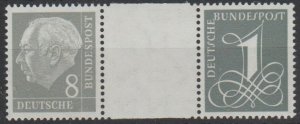 Mi:  WZ15a IVY II3  MNH  Heuss Schlegel bpp