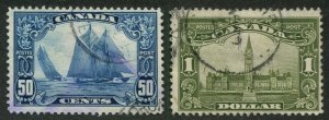 Canada #158, 159 Used