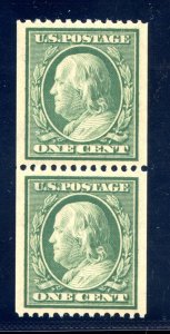 US SCOTT #348 PAIR MINT-XF-SUPERB-OG-NH GRADED 95 W/ PSE SMQ $650 (6/5/24 GP)