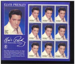 ANTIGUA BARBUDA SHEET ELVIS PRESLEY