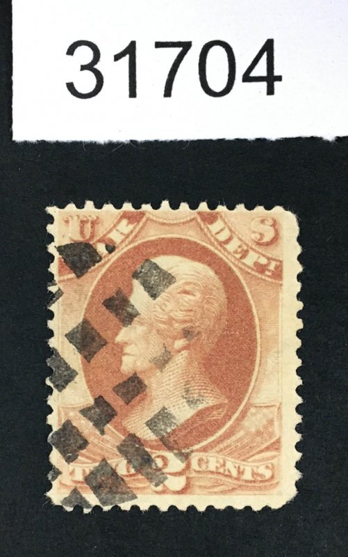 US STAMPS # O115 USED LOT #31704