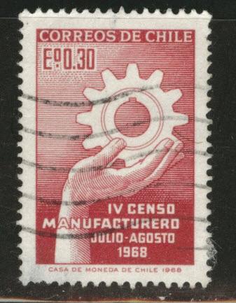 Chile Scott 370 used stamp 1968 