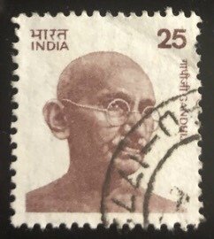 India Scott#677 Gandhi F/VF Used  Cat. $2.25