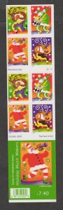 U.S. Scott Scott #3824b Holiday Music Makers- Mint NH Booklet Pane - Plate S1111