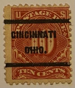 United States 1917-1931 Precancel Postage Due 121 Mint Stamps Lot