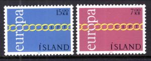 Iceland 429-430 Europa MNH VF